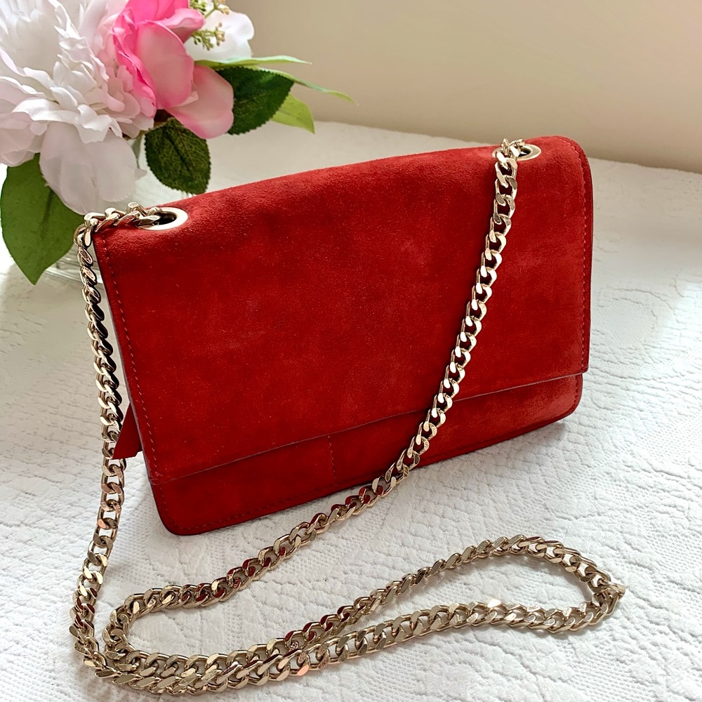 4. Zara Suede Leather Bag